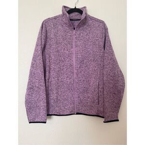 ANOTHER CHOICE Women's Long Sleeve Fleece Lined Zip Up Jacket with Pockets NEW